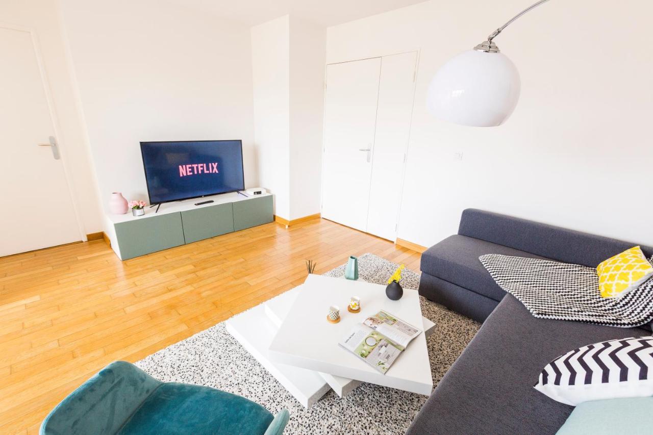 Immotovo - Suite Moderne - Paris 8 Min - Parking - Netflix Villejuif Exterior foto